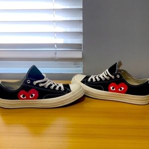 (Lightly Used) Converse X Comme Des Garcons Play Sneakers